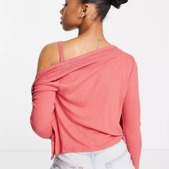 🆕️ Miss Selfridge 2 Piece Ribbed Cami & Cardi Set - Picture 2 of 4